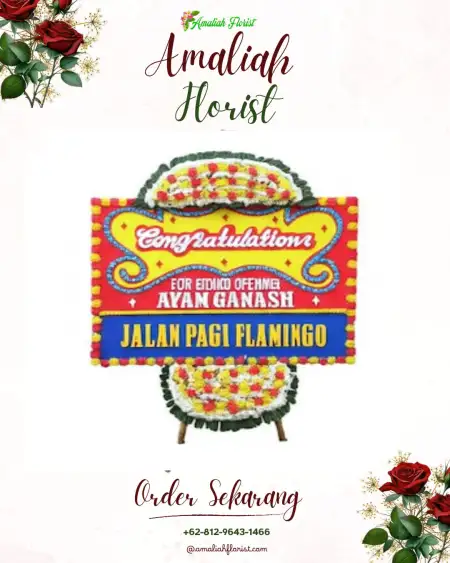 Sewa Papan Bunga Way Panji
